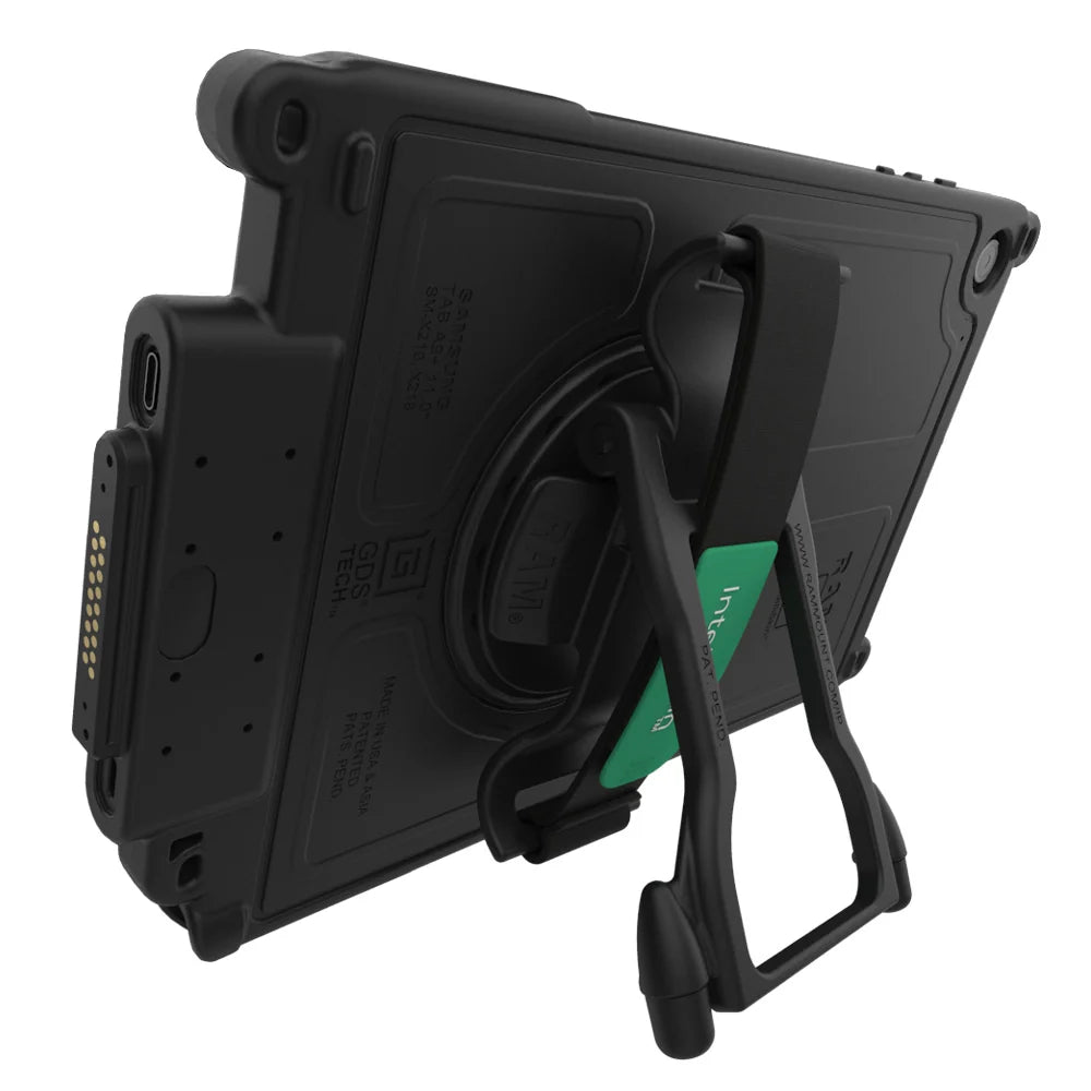 RAM-GDS-HS1U kickstand supporting an IntelliSkin tablet; tablet and case not included