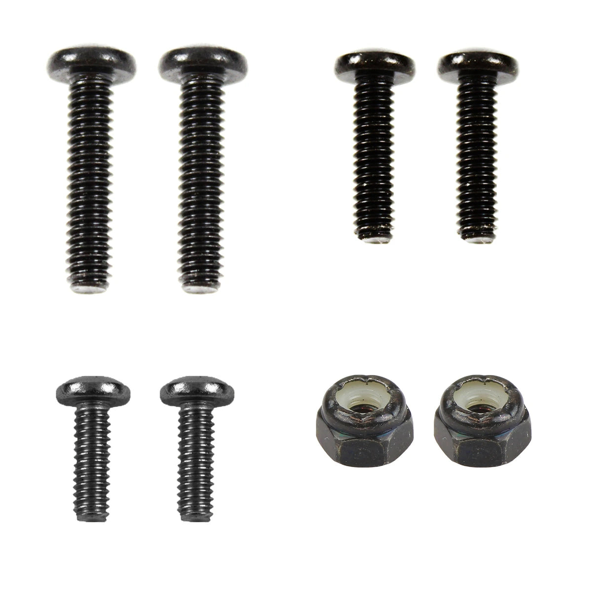 RAM Universal Hardware Pack (RAM-HAR-COM-NCU), six #8-32 machine screws and two Nyloc nuts