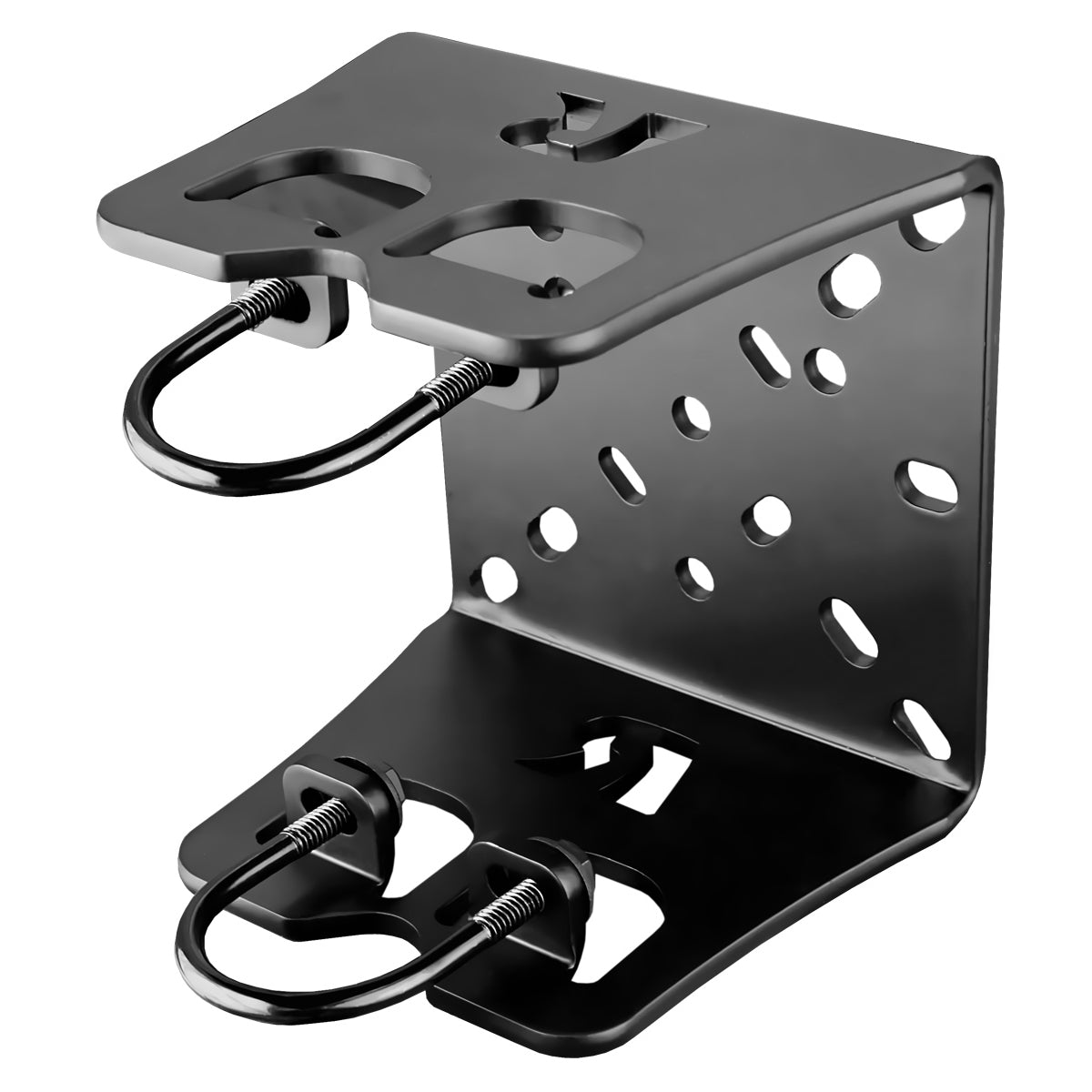 Rear view of the RAM-VB-184 bracket and U-bolts supplied in RAM-VB-184T