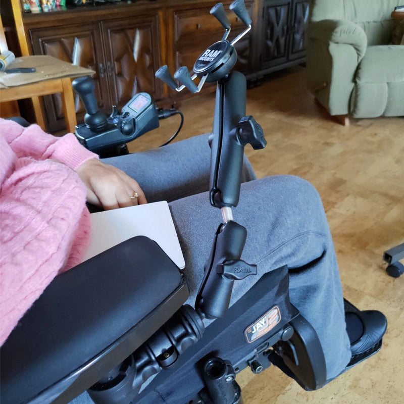 RAM Quick Release Wheelchair Socket Arm Extension (RAP-B-419-201-201U-C) - view 3
