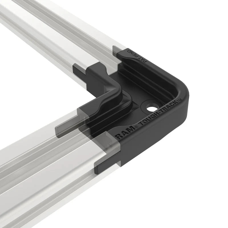 RAP-TRACK-EXA-CC90U - Connection example; aluminium tracks shown are sold separately