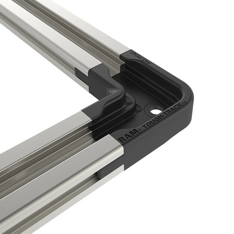 RAP-TRACK-EXA-CC90U - Connection example; aluminium tracks shown are sold separately