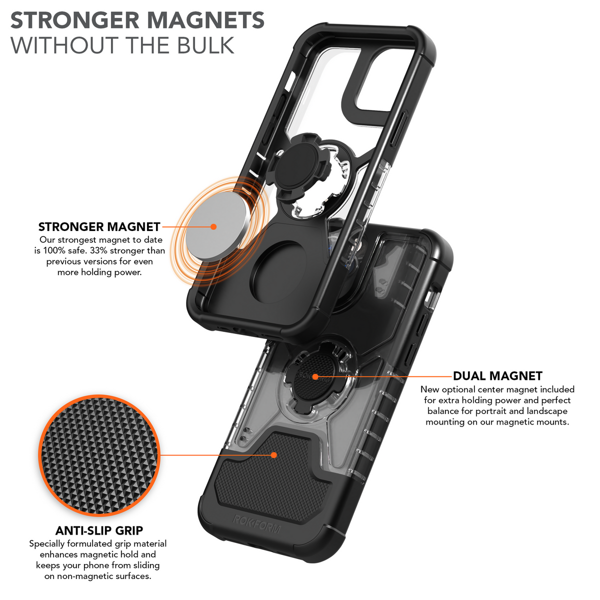 ROKFORM Crystal Case - Phone 12 Mini (306920P) - Modest Mounts