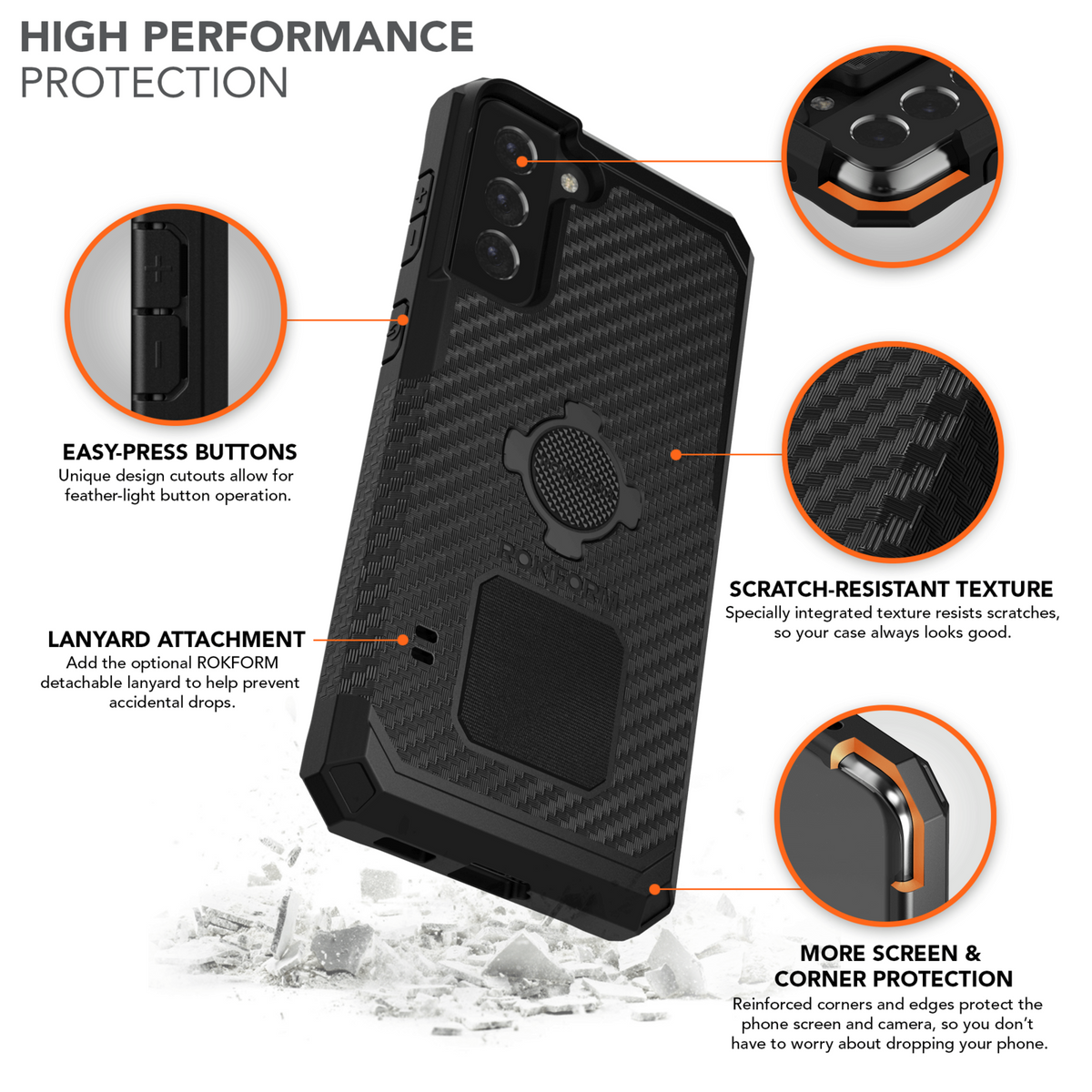 Rokform Rugged Case - Samsung Galaxy S21+ (307901P)