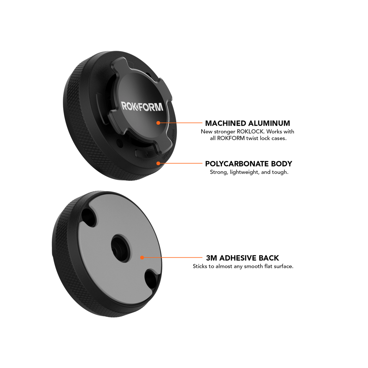 ROKFORM RokLock Car Dash Mount (330101PA) - Modest Mounts