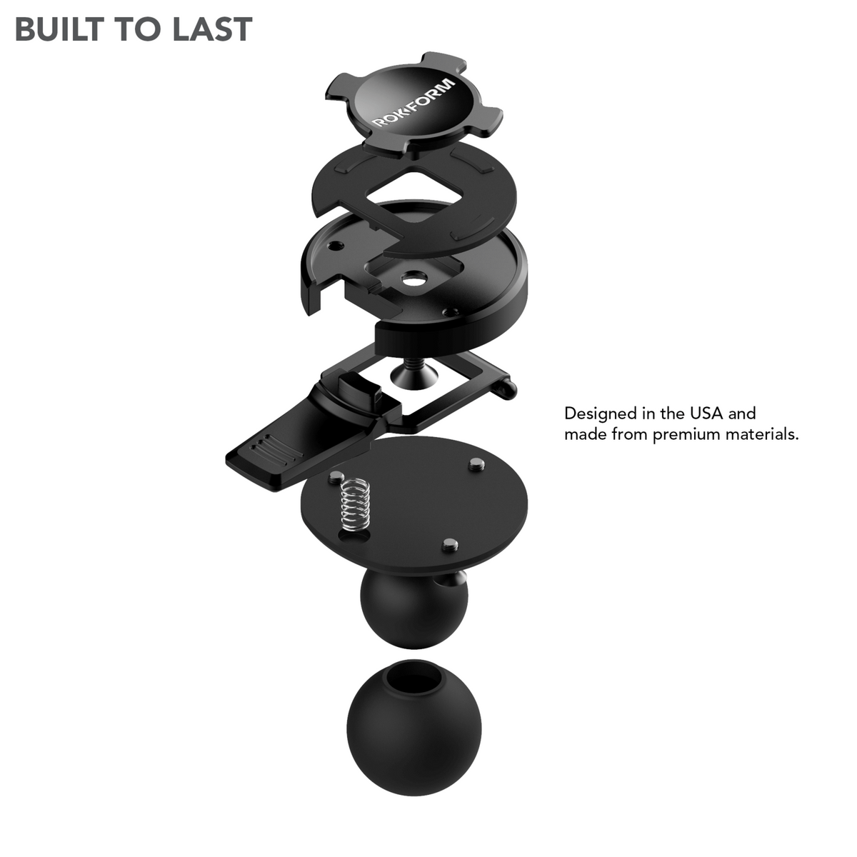 ROKFORM Universal 1" Ball Adapter Phone Mount (337101) - Modest Mounts