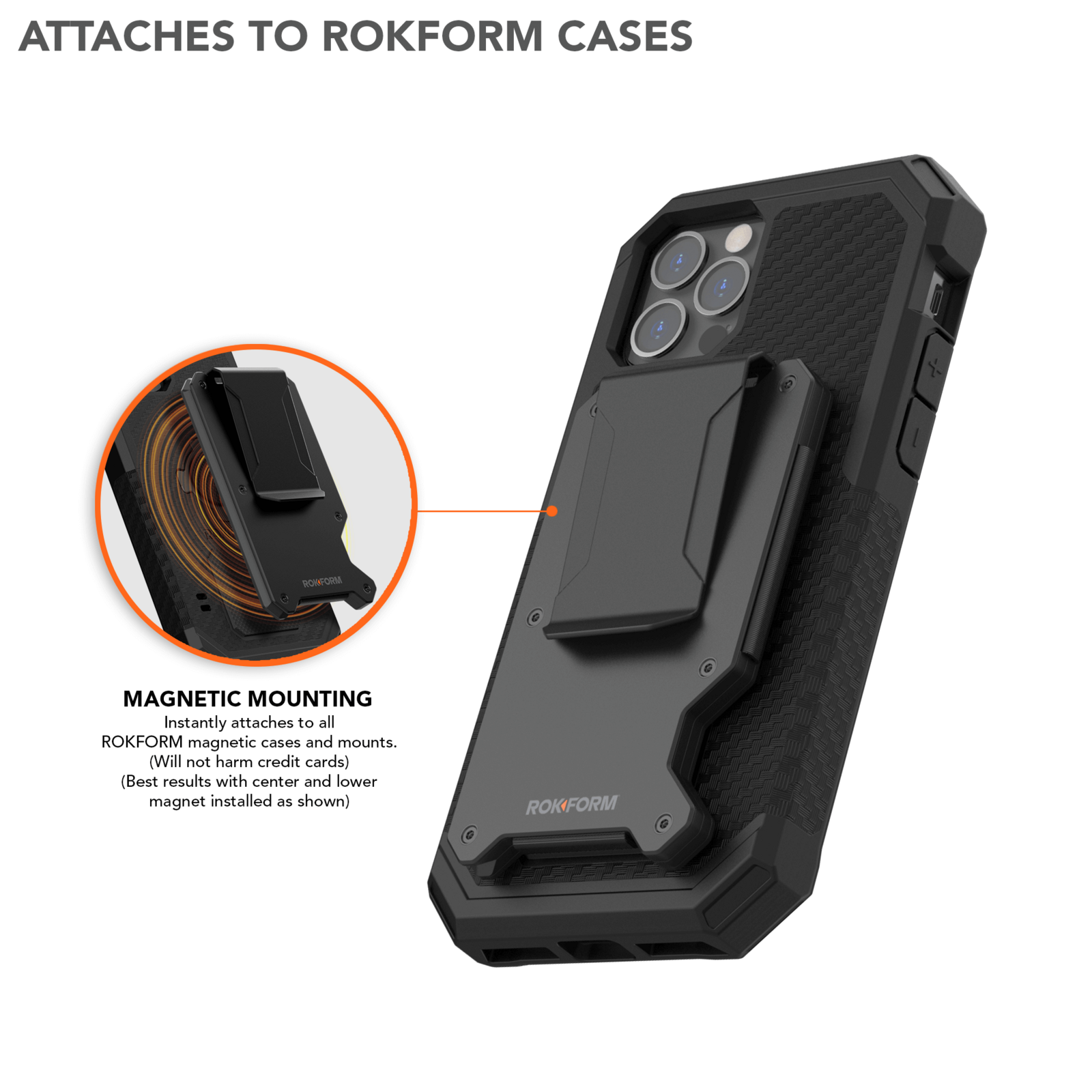 ROKFORM Aluminium Magnetic Wallet with RFID Blocking (337401) - Modest Mounts