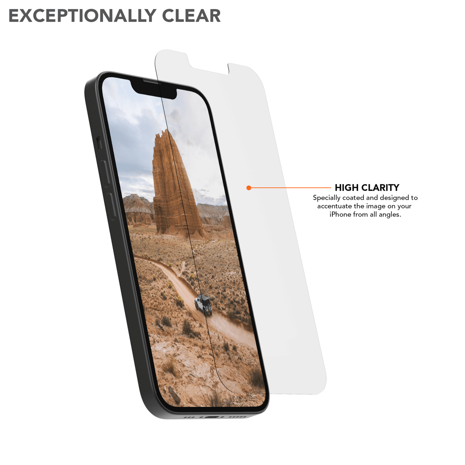 ROKFORM iPhone 13 Pro Max Tempered Glass Screen Protector x 2 (345321) - Modest Mounts