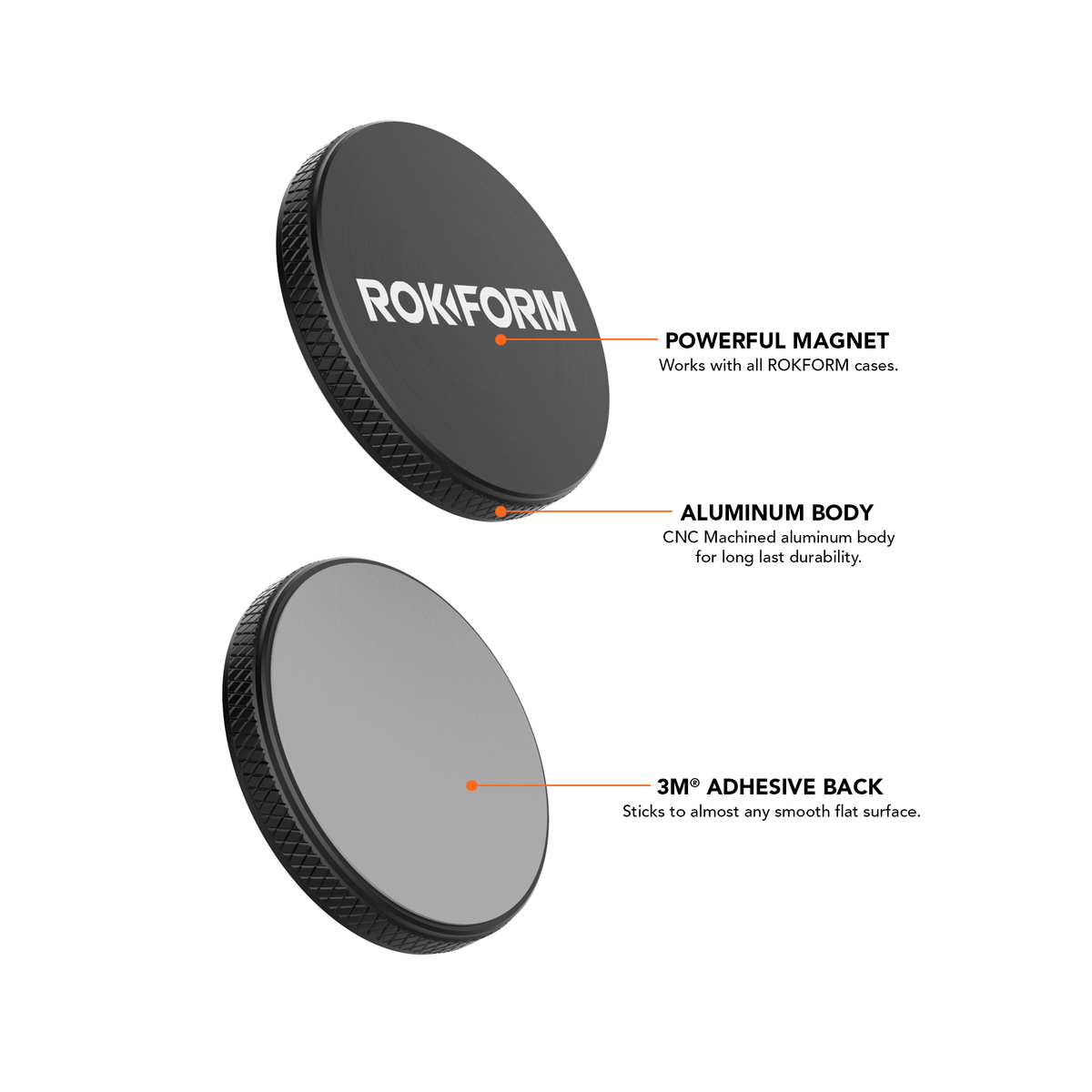 ROKFORM Low Pro Magnetic Car Dash Mount (332001P) - Modest Mounts