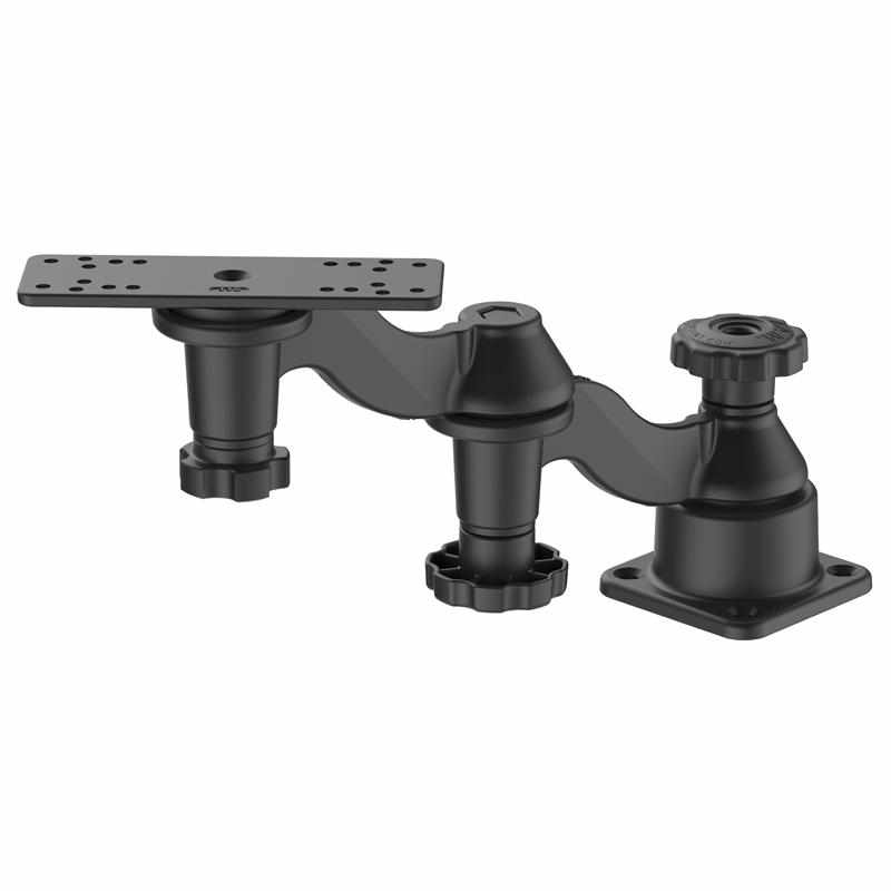 RAM 12" Horizontal Swing Mount for Fishfinders (RAM-109H-1U) - Modest Mounts