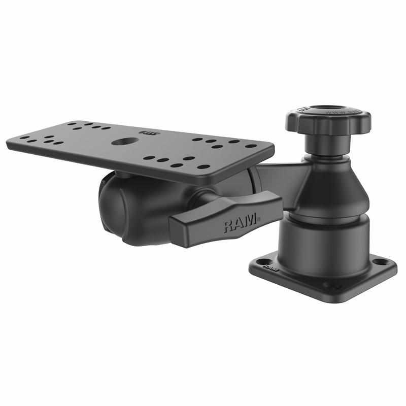 RAM 6" Horizontal Swing Arm with Swivel Ball &amp; Socket (RAM-109HSB) - Modest Mounts
