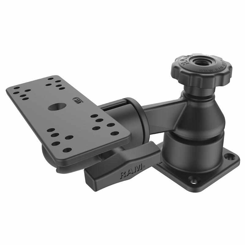 RAM 6" Horizontal Swing Arm with Swivel Ball &amp; Socket (RAM-109HSB) - Modest Mounts