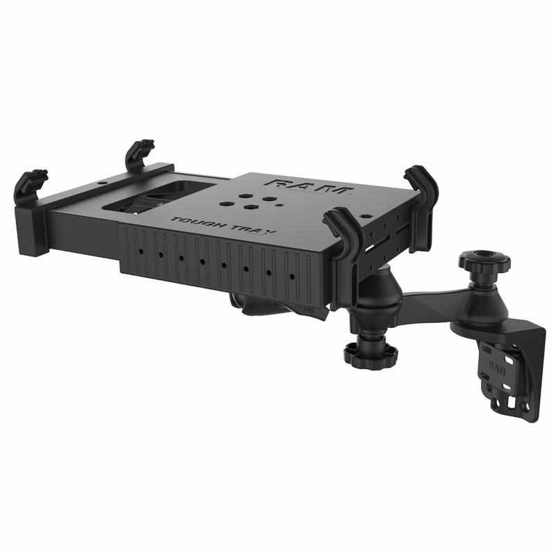 RAM Tough-Tray™ Laptop Holder &amp; Vertical Swing Mount (RAM-109V-234U) - Modest Mounts
