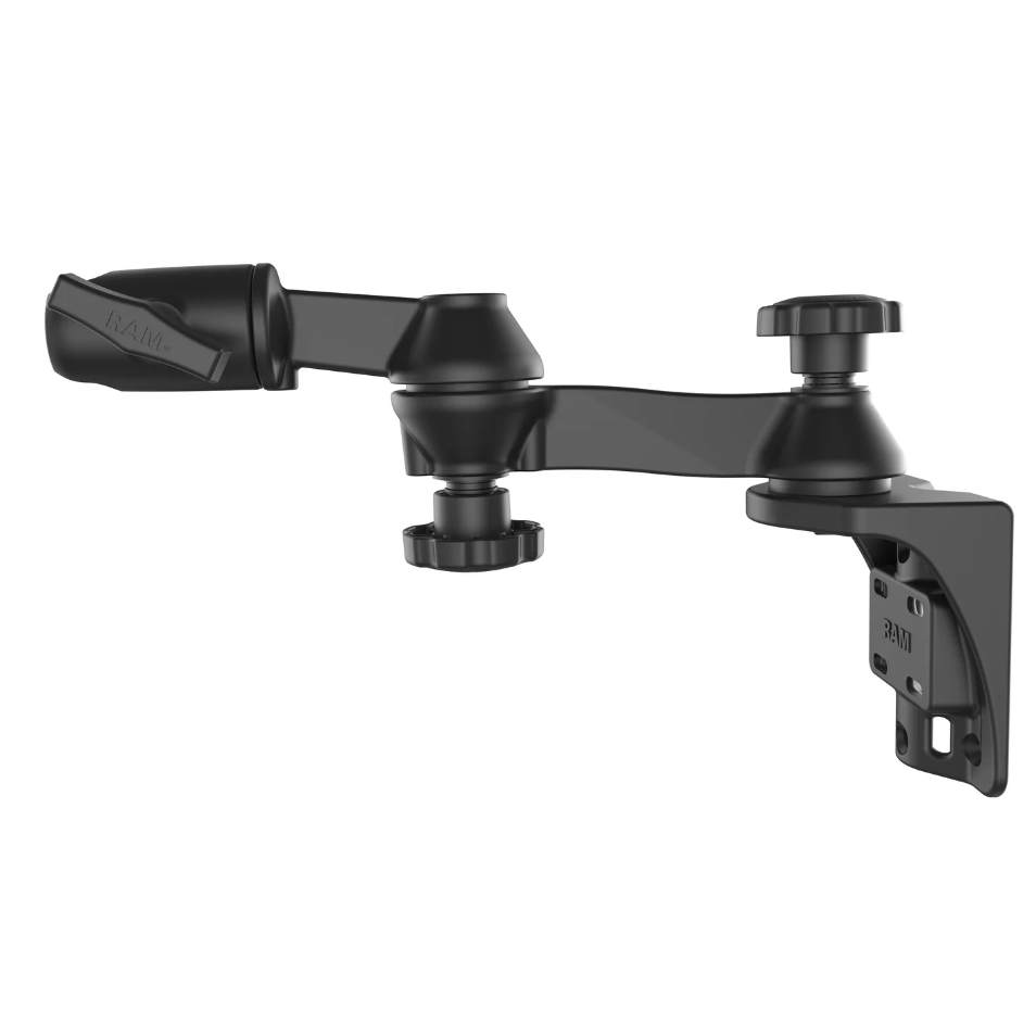 RAM Vertical 12" Swing Arm Mount w Swivel Socket (RAM-109VS-5NBU)