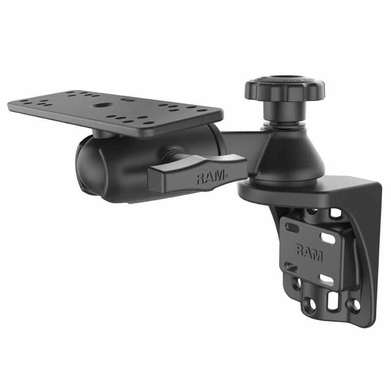 RAM 6" Vertical Swing Arm with Swivel Ball &amp; Socket (RAM-109VSB) - Modest Mounts