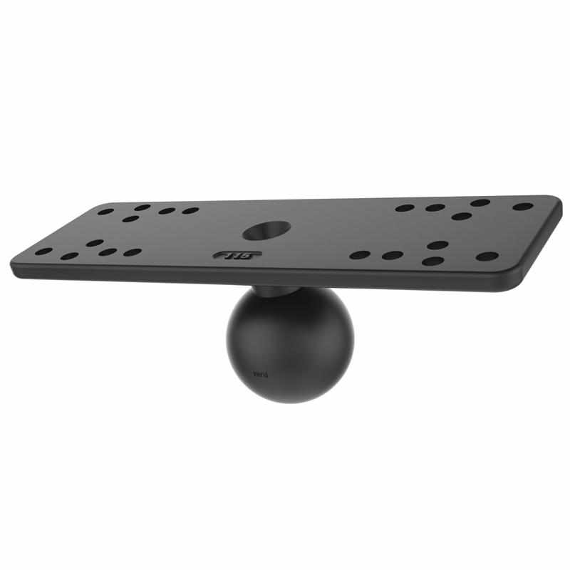 RAM 6.25" x 2" Universal Electronics Base with 1.5" Ball (RAM-111BU) - Modest Mounts