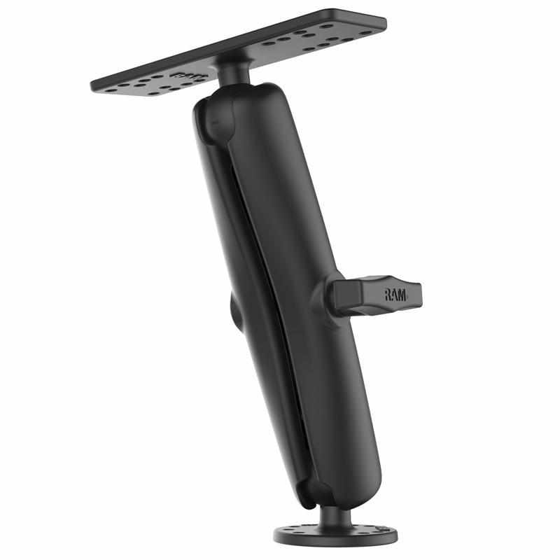 RAM 1.5" Marine Mount w 6.25" X 2" Base & Long Arm (RAM-111U-D) - Modest Mounts
