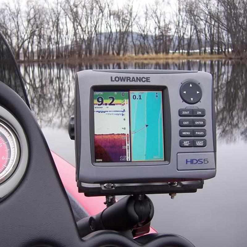 RAM 1.5" Marine Mount w 6.25" X 2" Base &amp; Long Arm (RAM-111U-D) - Modest Mounts