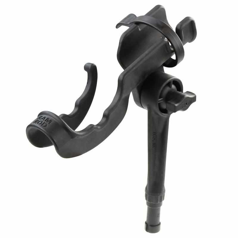 RAM ROD® 2000 Fishing Rod Holder with 6&quot; Spline Post (RAM-114-NBU) - Modest Mounts
