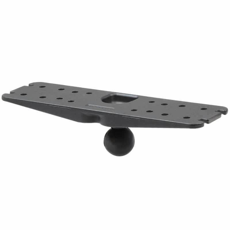 RAM Large 3" x 11" Marine Plate w 1.5" Ball (RAM-137BU) - Modest Mounts
