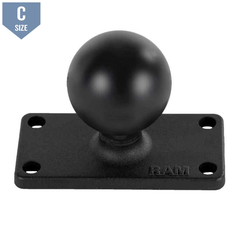 RAM 1.5&quot; Ball with 1.5 x 3&quot; Base (RAM-202U-153) - Modest Mounts