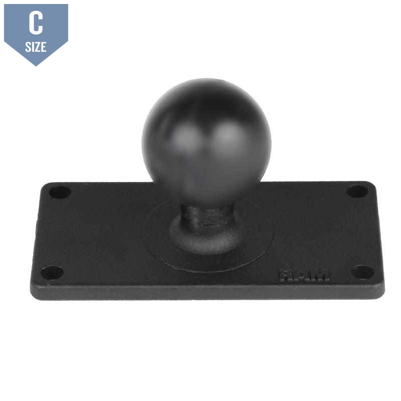 RAM 1.5" Ball with 2" x 4" Base (RAM-202U-24) - Modest Mounts
