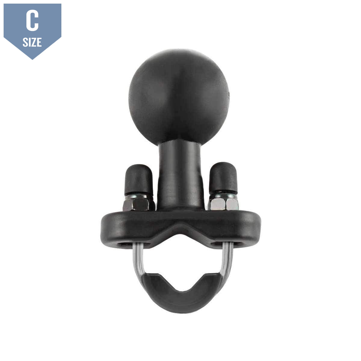 RAM Rail Base with Stainless Steel U-Bolt & 1.5" Ball (RAM-231U) - Modest Mounts