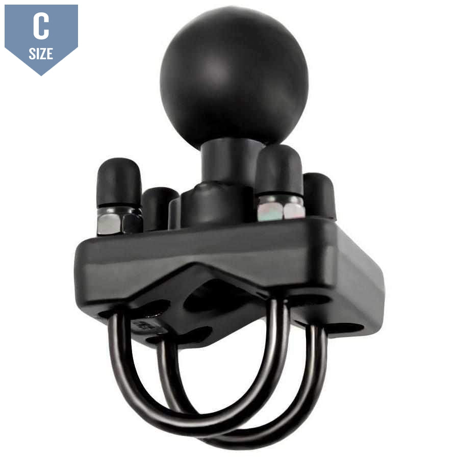 RAM Double U-Bolt Base with 1.5" C Ball (RAM-235U) - Modest Mounts