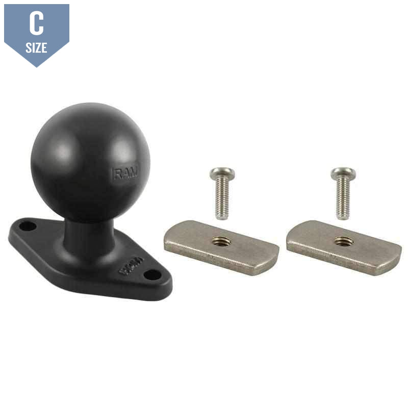 RAM Universal Wheelchair Ball Base C (RAM-238-WCT) - Modest Mounts