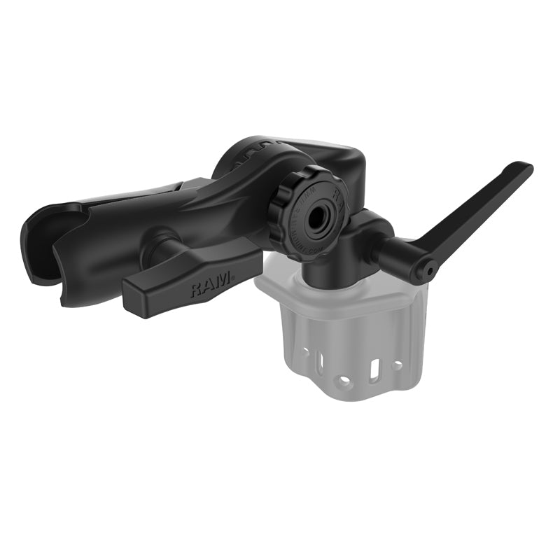 RAM Ratchet &amp; Swing Arm with 1/2" NPT Hole and Arm (RAM-261-ADJU)