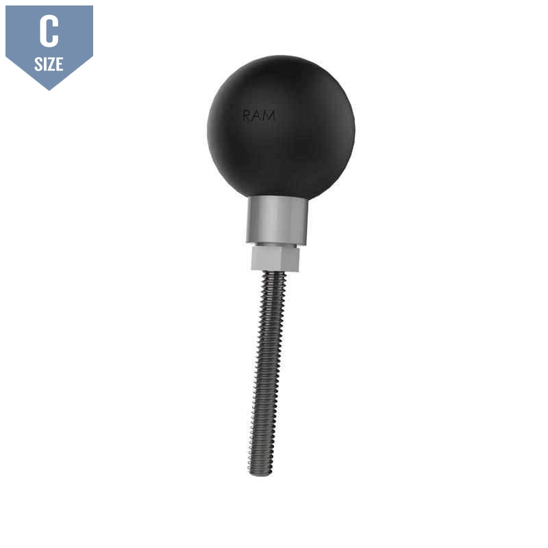 RAM Threaded Bolt w 1.5" Ball for C-Size Arms (RAM-273U) - Modest Mounts