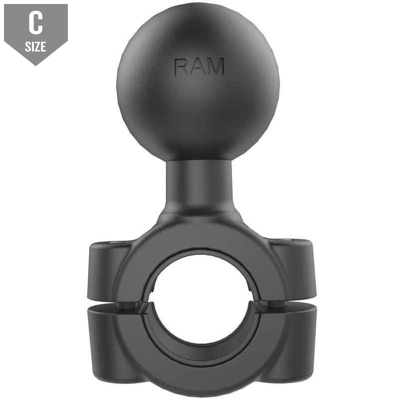RAM Handlebar Rail Mount 3/4" - 1" C (RAM-408-75-1U) - Modest Mounts