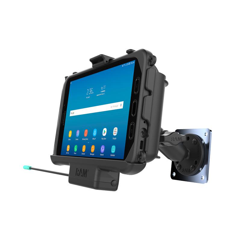 RAM Powered Cradle Tab Active3 and Active2 (RAM-B-101-225B-SAM60P-V7B1U) - Modest Mounts