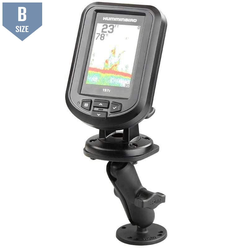 RAM Mount for Humminbird Piranha, Eagle &amp; More (RAM-B-107-1U) - Modest Mounts