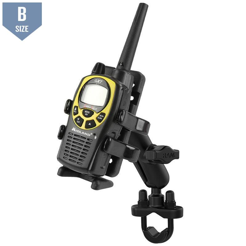 RAM Handlebar Mount w Finger-Grip Phone Holder (RAM-B-149Z-UN4U) - Modest Mounts