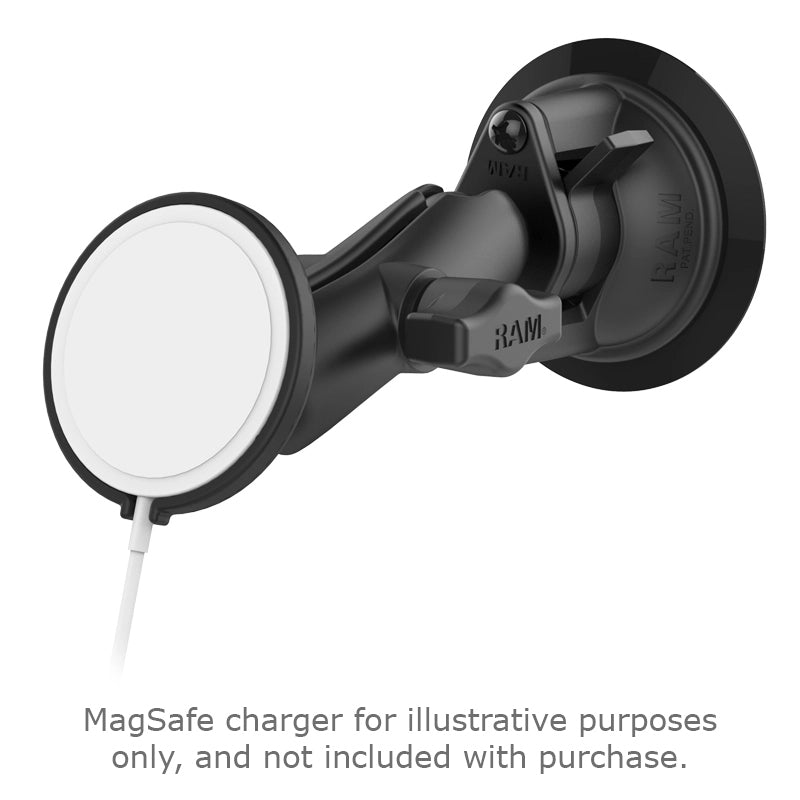RAM Suction Cup Mount for Apple MagSafe (RAM-B-166-AP-MAGU) - Modest Mounts