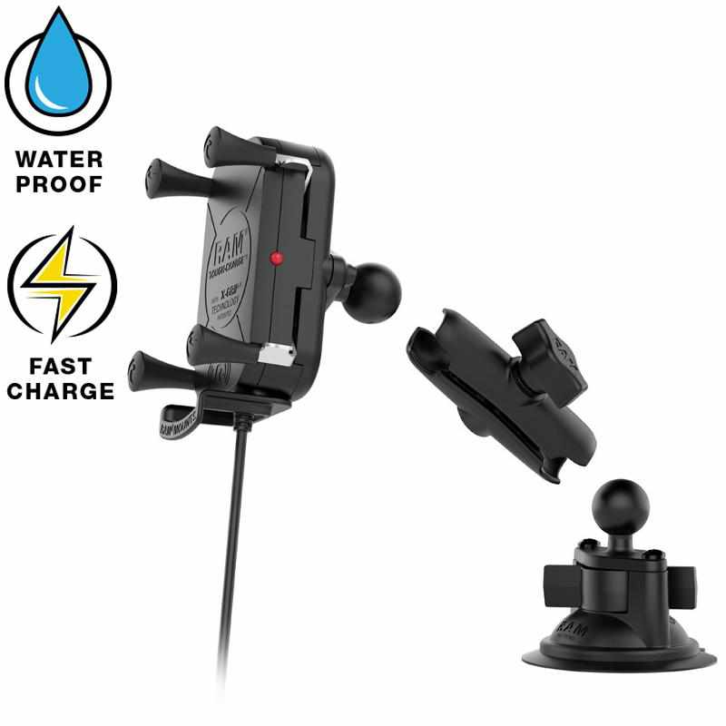 RAM Tough-Charge X-Grip Suction Mount (RAM-B-166-UN12W) - Modest Mounts