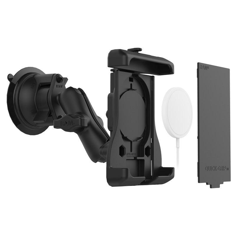 RAM Quick-Grip Suction Mount for Apple MagSafe Phones (RAM-B-166-UN15WU) - Modest Mounts