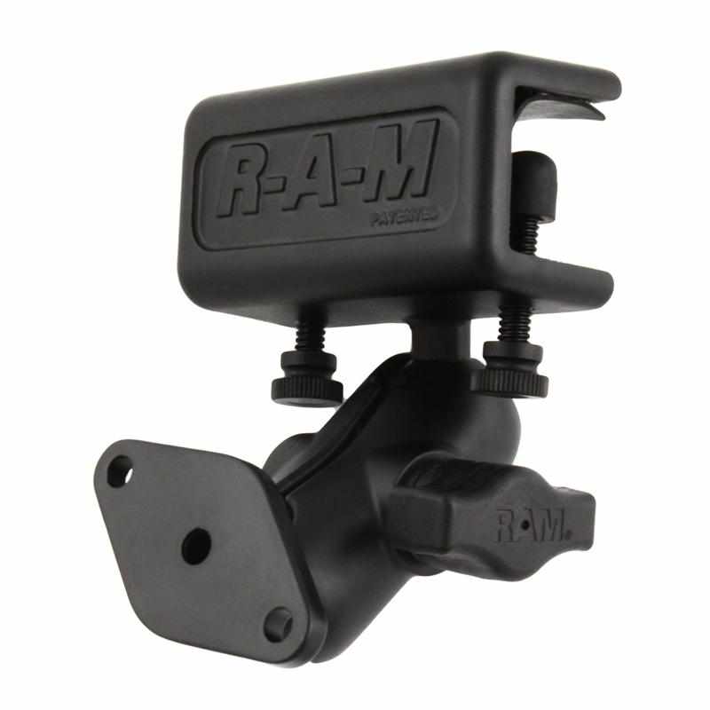 RAM Glare Shield Short Arm Mount w Diamond Base (RAM-B-177U) - Modest Mounts