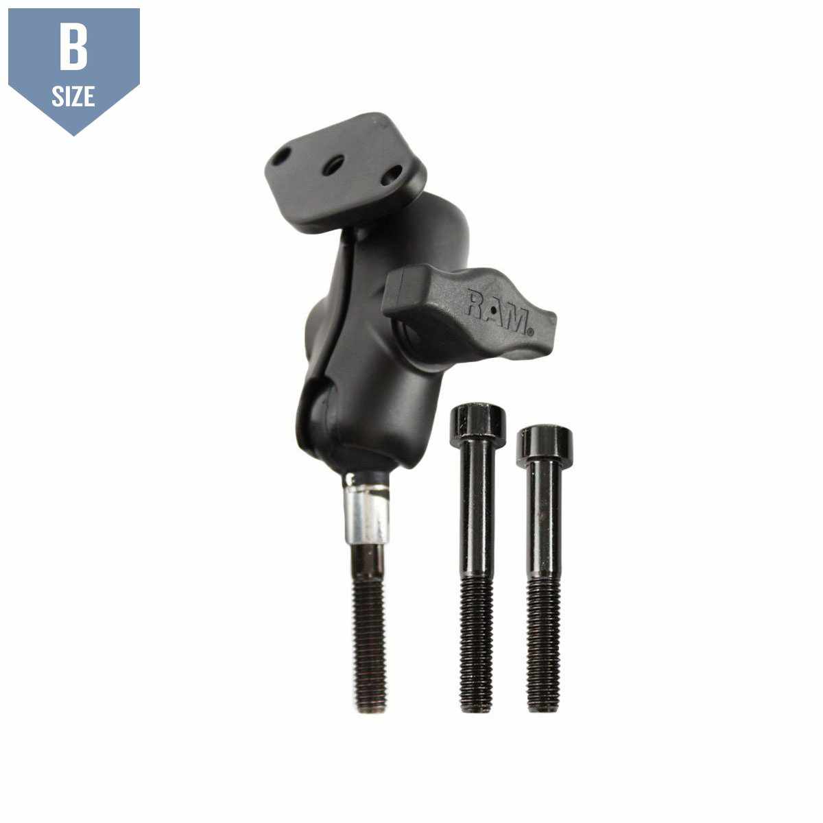 RAM Motorcycle Handlebar Clamp Mount w M8 Bolts (RAM-B-186U-A) - Modest Mounts