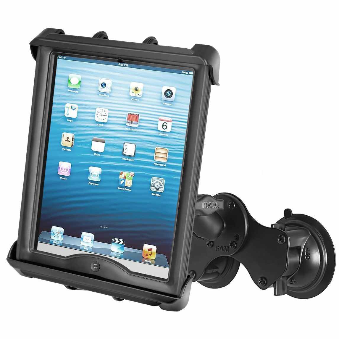 RAM Double Suction w Cradle for 10" Tablets (RAM-B-189-TAB8U) - Modest Mounts