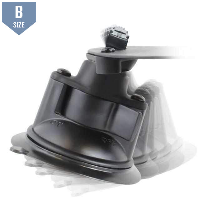 RAM Dual Pivot Suction Cup Base w 1" Ball (RAM-B-189B-PIV1U) - Modest Mounts