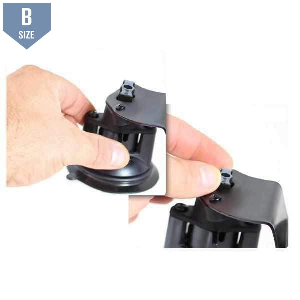 RAM Dual Pivot Suction Cup Base w 1" Ball (RAM-B-189B-PIV1U) - Modest Mounts