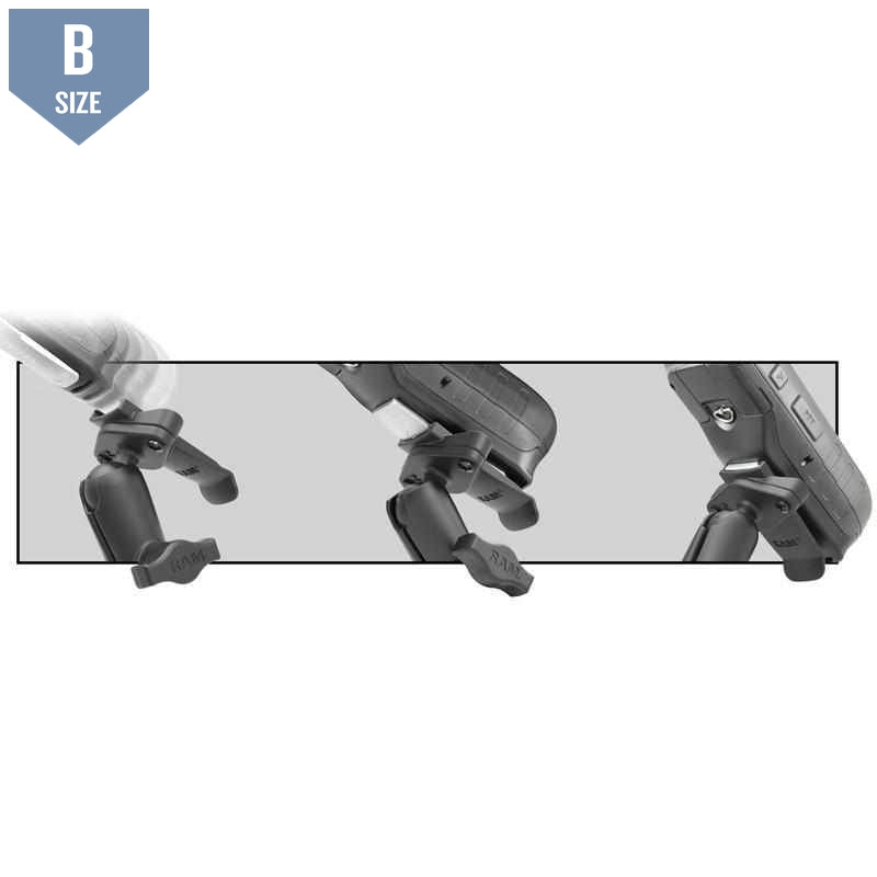 RAM Garmin Spine Mount w 1" Ball (RAM-B-202-GA76U) - Modest Mounts