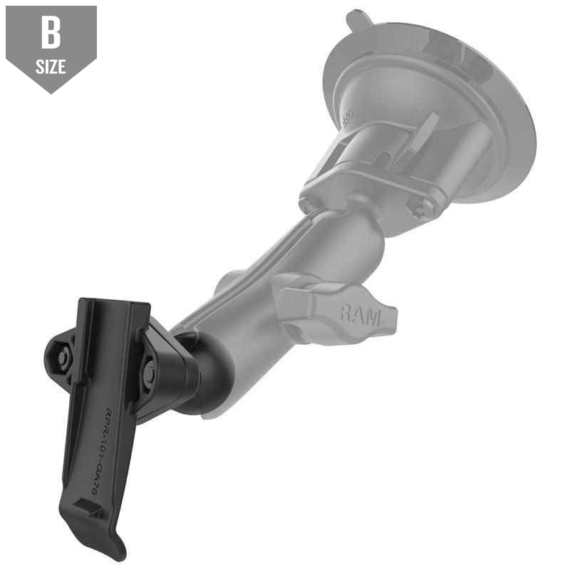 RAM Garmin Spine Mount w 1" Ball (RAM-B-202-GA76U) - Modest Mounts