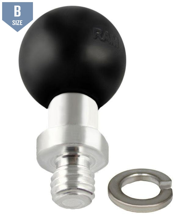 RAM 1&quot; Ball with 3/8&quot; Male Thread (RAM-B-236U) - Modest Mounts