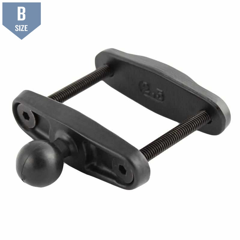 RAM B Size Aluminium Square Rail Clamp 2.5" (RAM-B-247U-25) - Modest Mounts