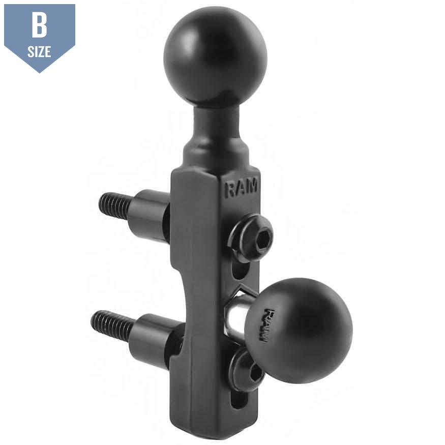 RAM Motorcycle Brake/Clutch Double Ball Base (RAM-B-309-2U) - Modest Mounts