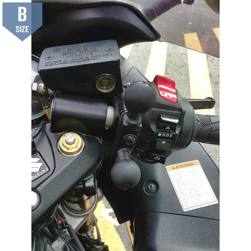 RAM Motorcycle Brake/Clutch Double Ball Base (RAM-B-309-2U) - Modest Mounts