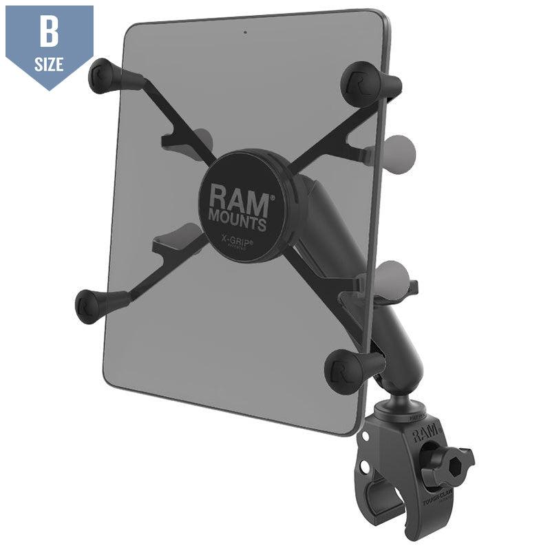 RAM X-Grip for Small Tablets with Tough-Claw (RAM-B-400-C-UN8U) - Modest Mounts